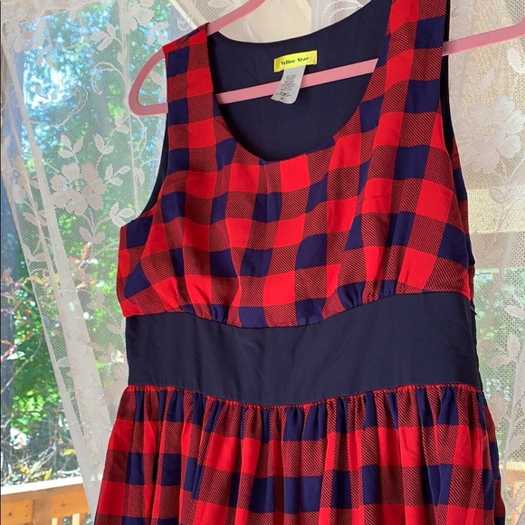 ModCloth red blue plaid dress - Picture 4 of 4